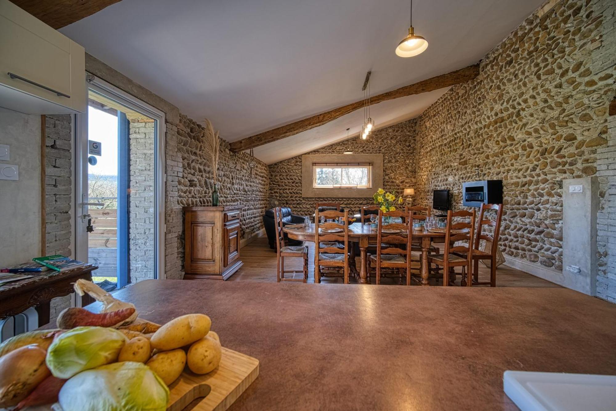 Maison Michonieres - Gite 3 Etoiles - 8 Personnes Miribel  Dış mekan fotoğraf